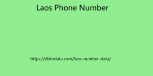 Laos Phone Number