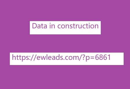 Data in construction