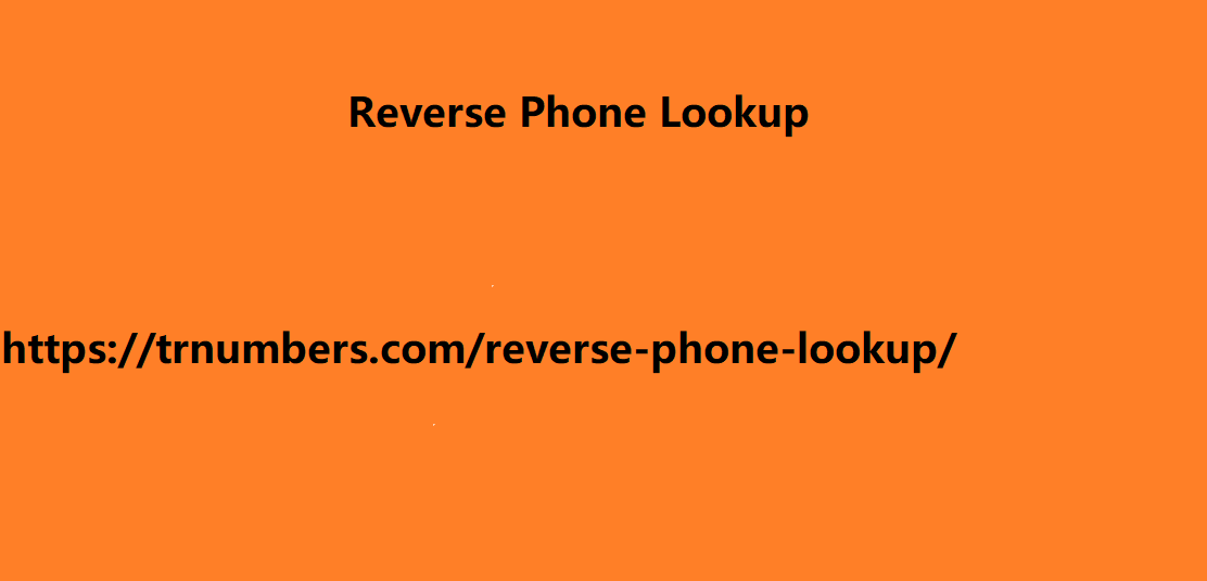 Reverse Phone Lookup